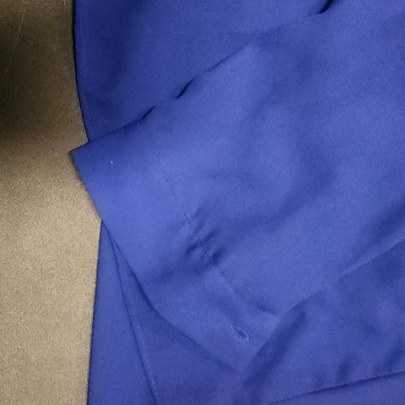 S Bright blue Mossimo work shirt - Picture 3 of 4